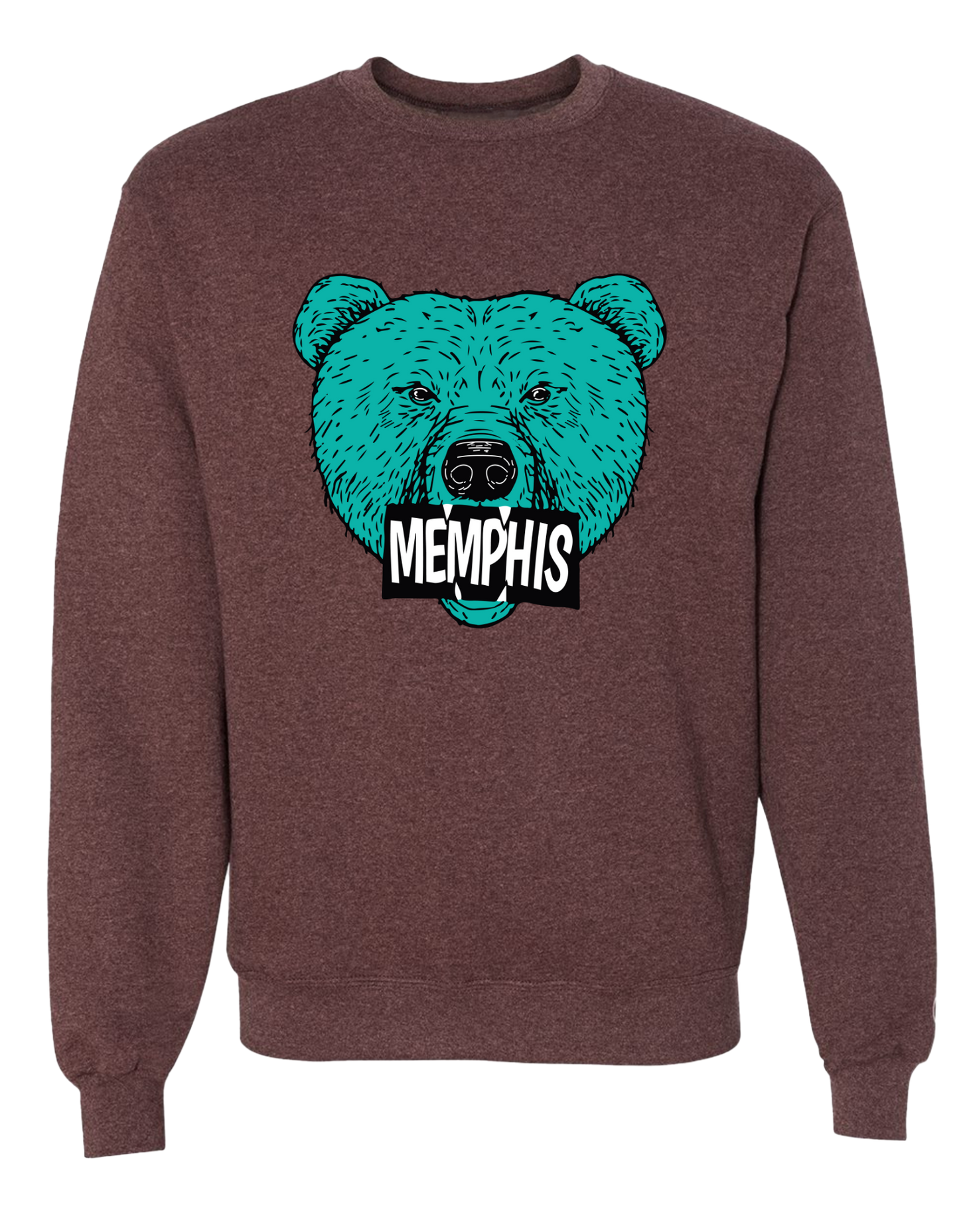 The Grizz Bear Crew - Maroon Heather