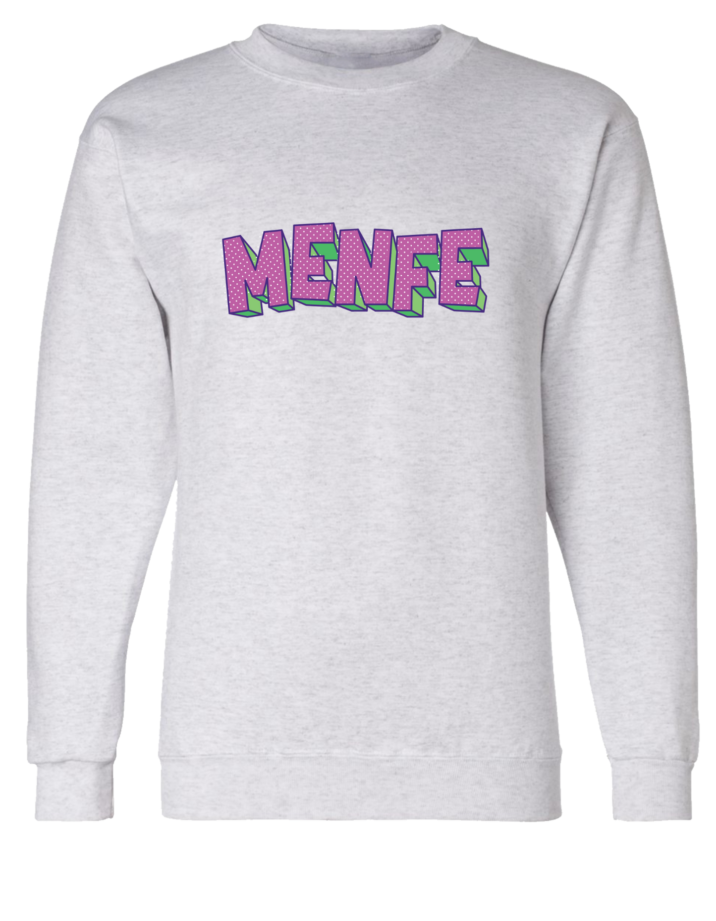 Stones Crewneck - Silver Grey