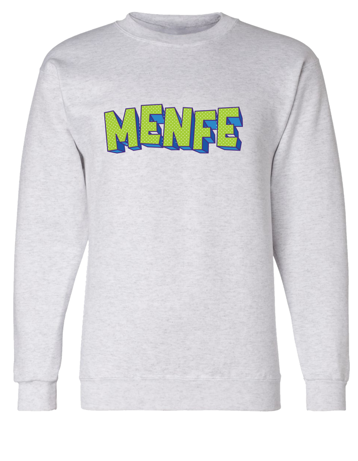 Stones Crewneck - Silver Grey