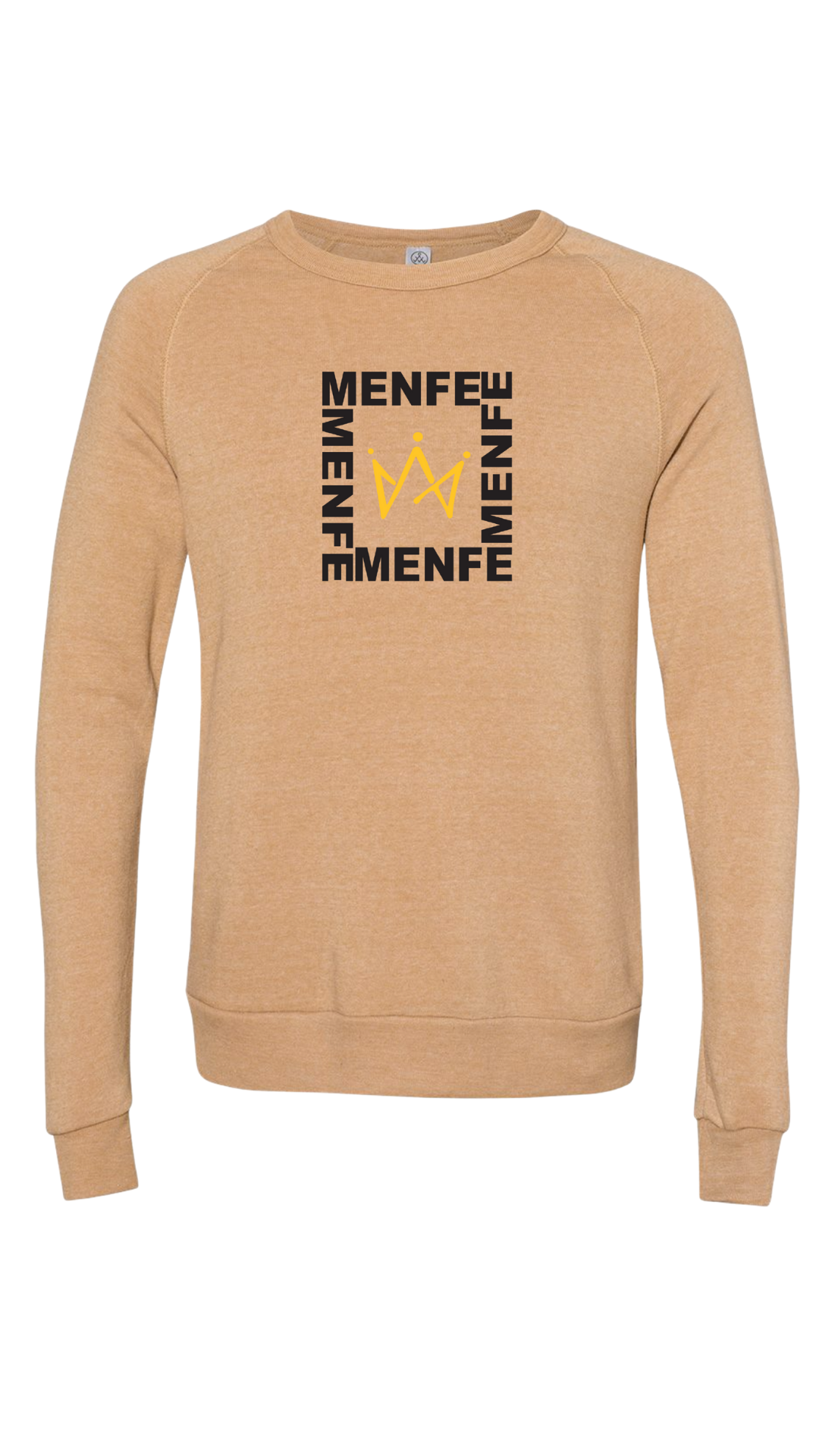 Menfe (Eco-Camel) Square Crewneck–Black