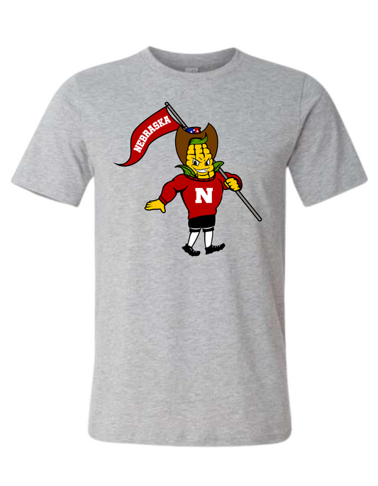 Husker Mascot - Light Grey