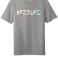Tropical Menfe T-Shirt - Light Heather Grey