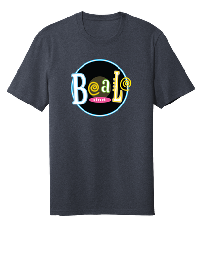 Circle Beale Street T-Shirt - Navy Heather