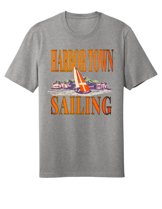 Harbor Town Sailing T-Shirt - Light Heather Grey