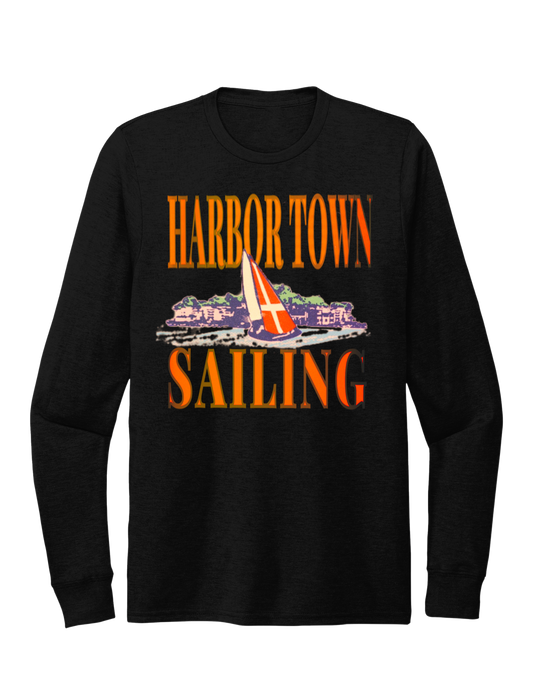 Harbor Town Sailing Long Sleeve - Black