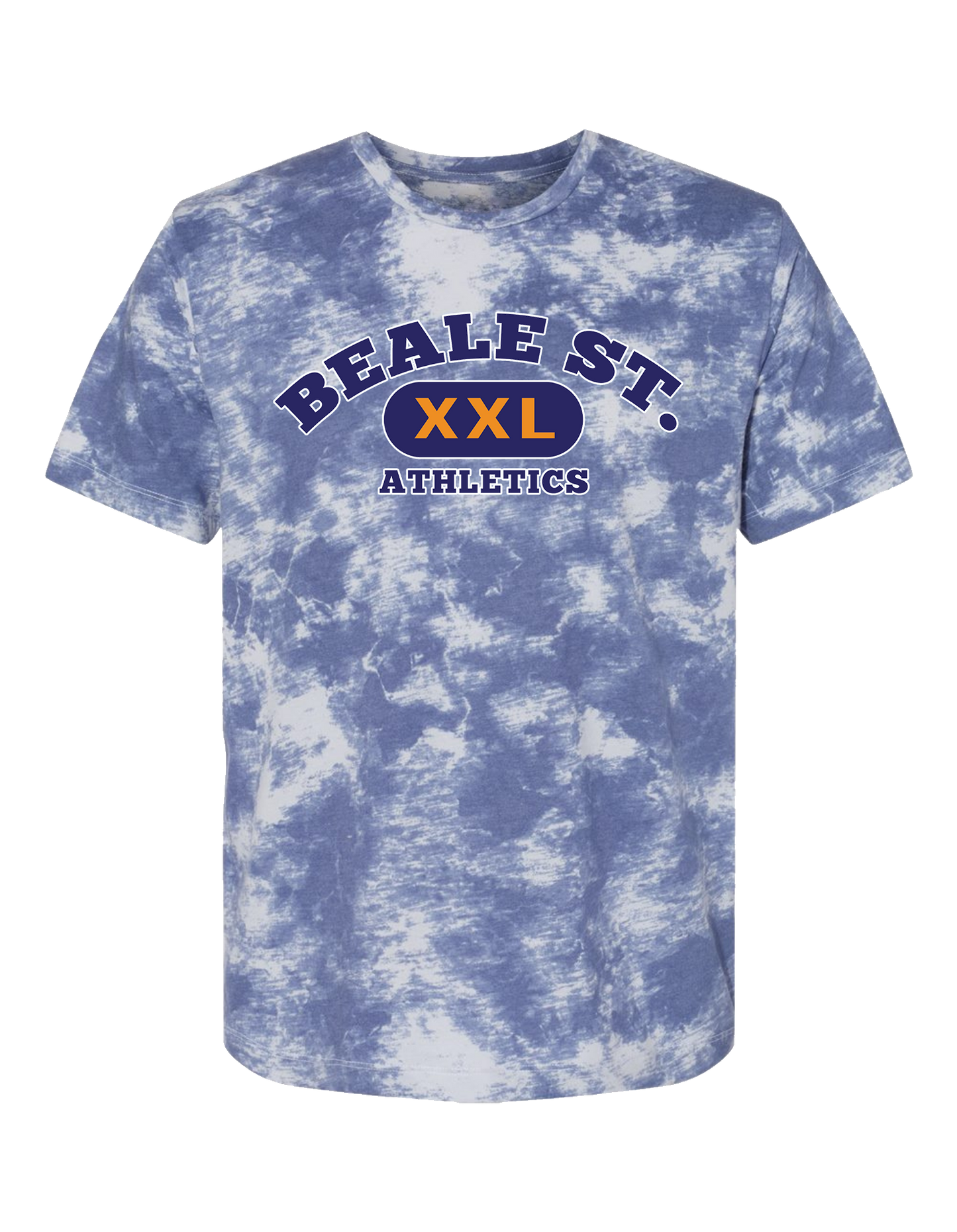 Beale Street Athletics T-Shirt - Blue Tie Dye