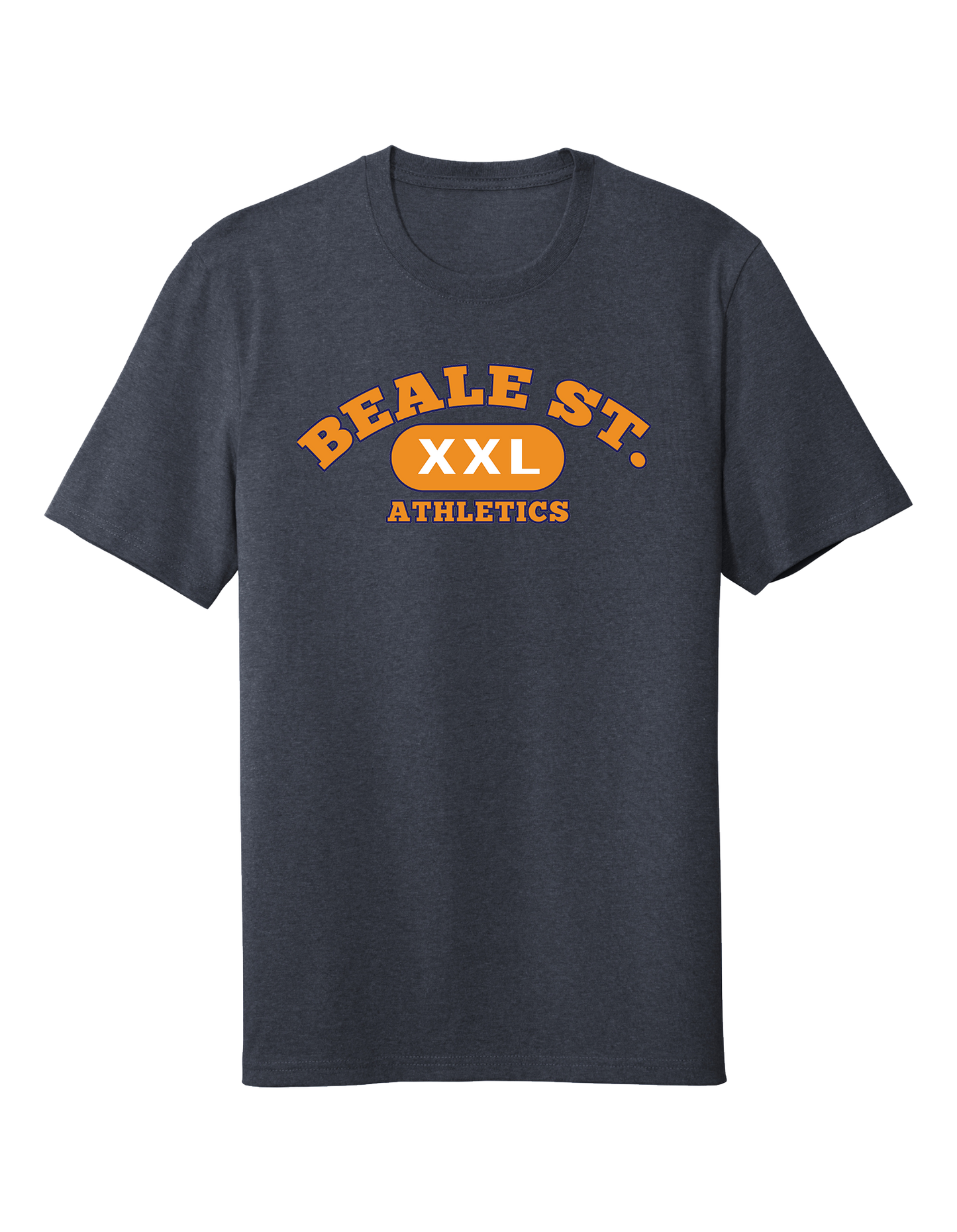Beale Street Athletics T-Shirt - Navy Heather