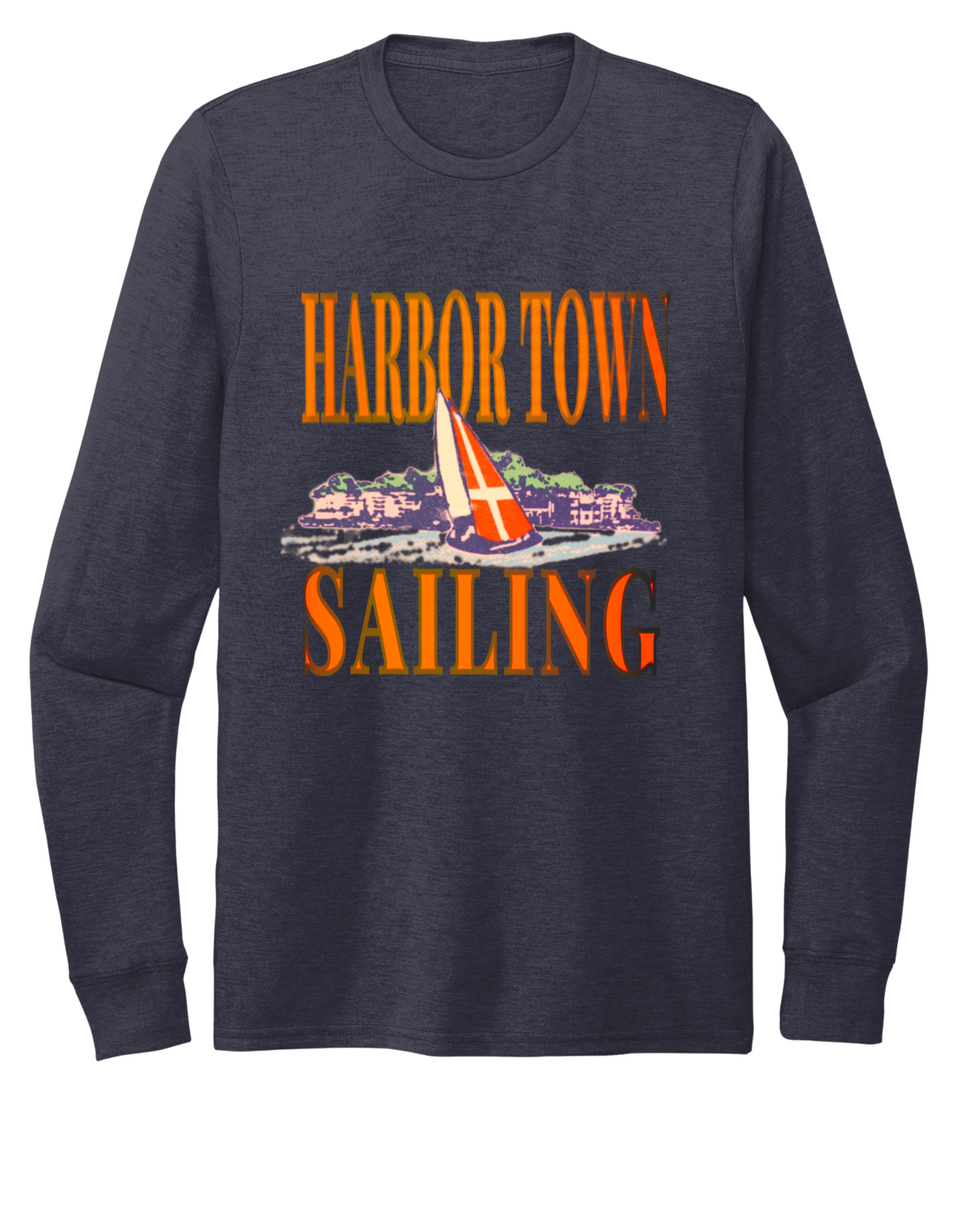 Harbor Town Sailing Long Sleeve - Rebel Blue