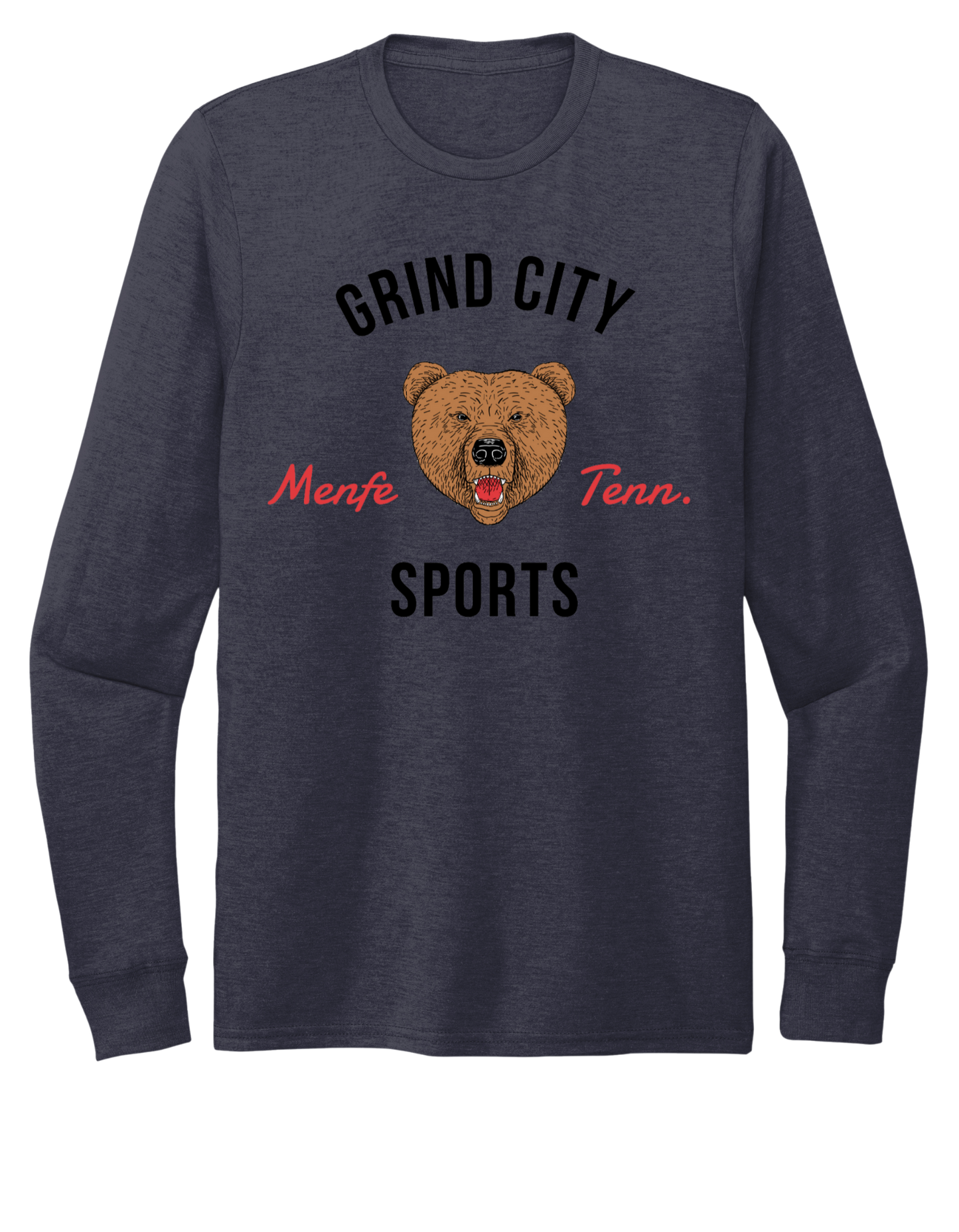 Grind City Sports Long Sleeve - Navy Blue