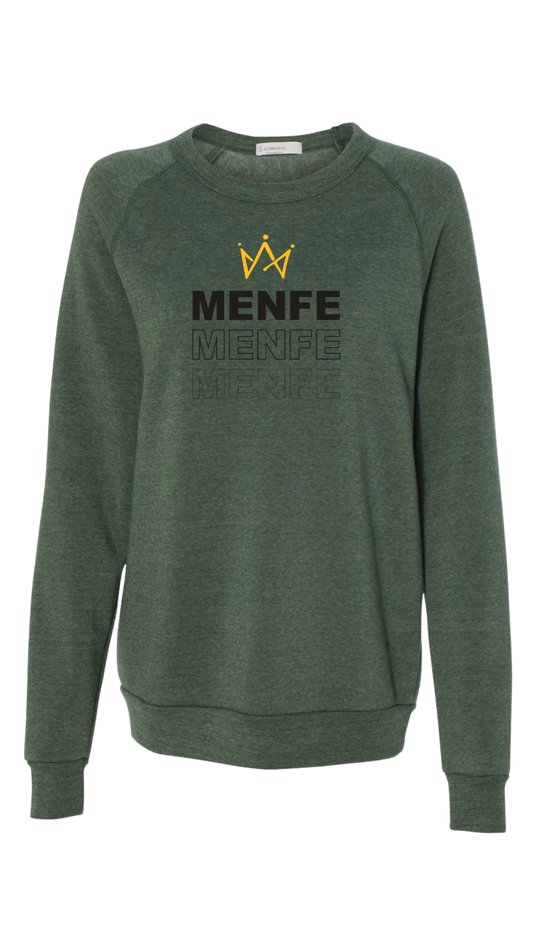 Menfe (Eco-Pine) Fade Crewneck–Black