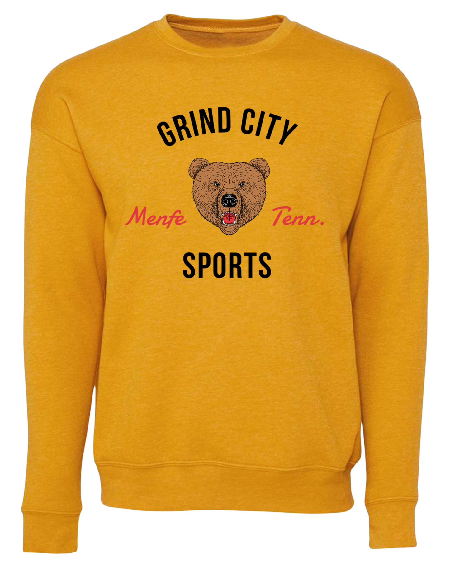 Grind City Sports Crew - Heather Mustard