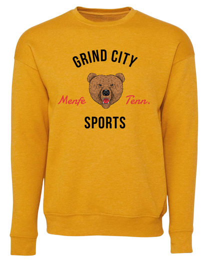 Grind City Sports Crew - Heather Mustard