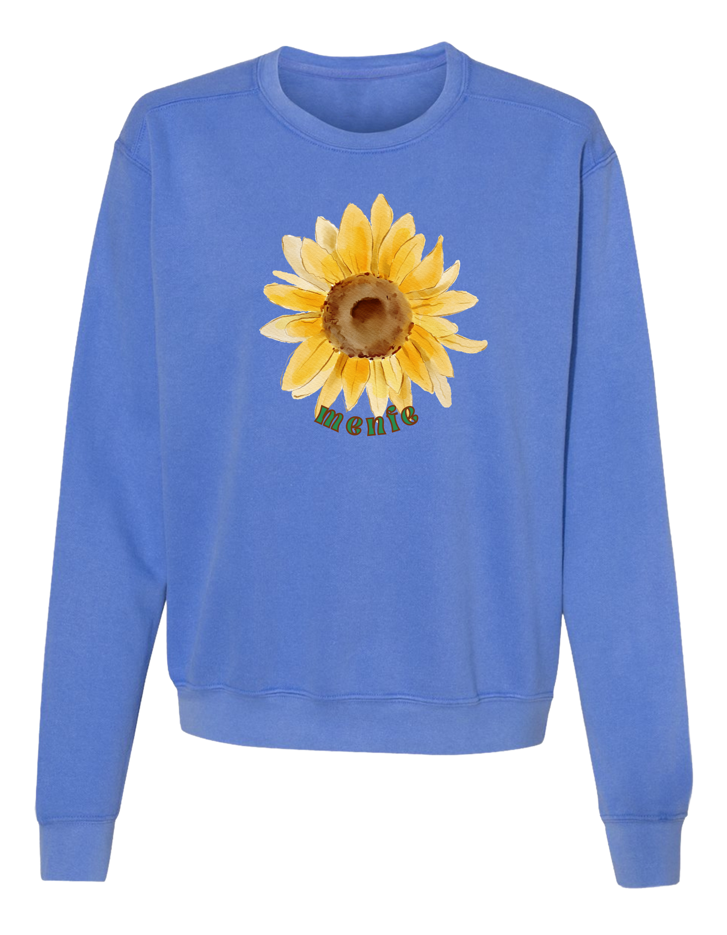 Sunflower Crewneck - Flo Blue (Women's)