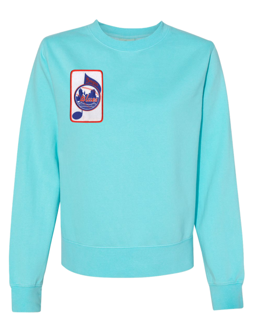 Memphis Blues Crewneck - Lagoon Blue (Women's)