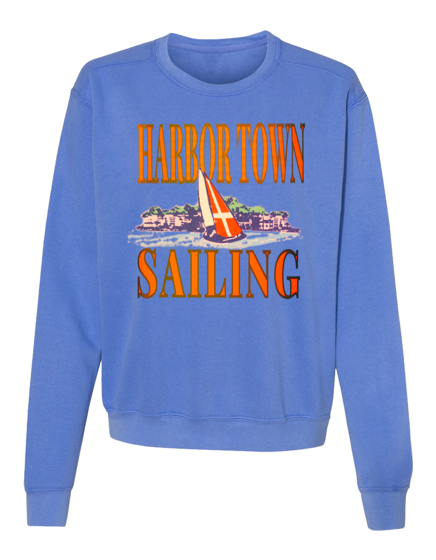 Harbor Town Sailing Crewneck - Flo Blue (Women's)