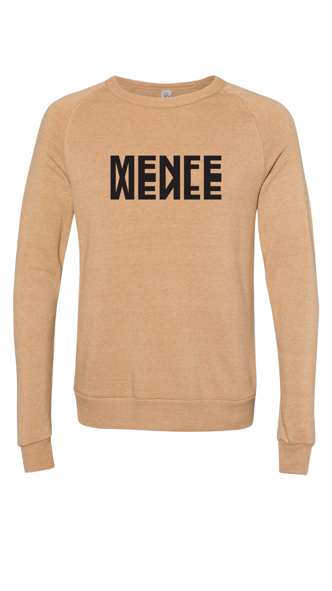 Menfe (Eco-Camel) Reflection Crewneck–Black