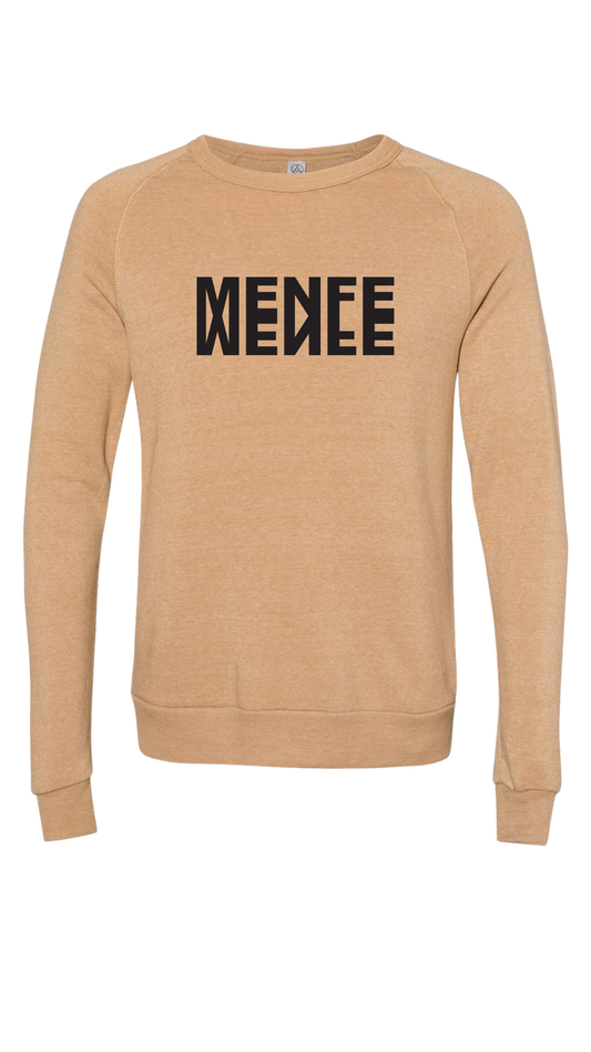 Menfe (Eco-Camel) Reflection Crewneck–Black