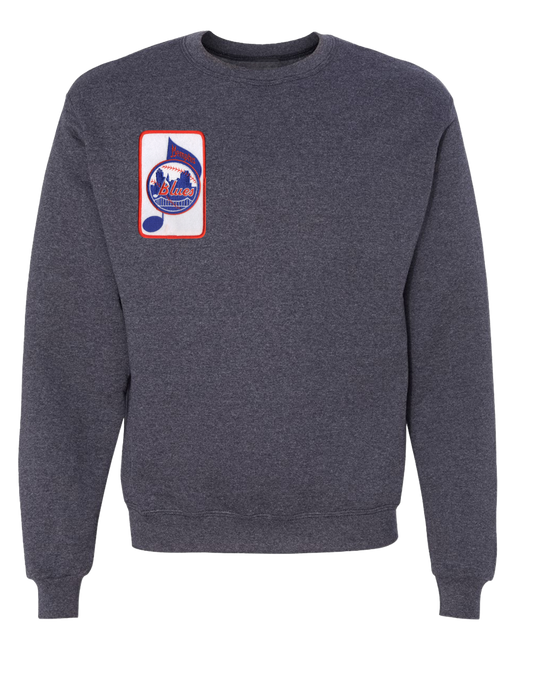 Memphis Blues Crewneck - Navy Heather