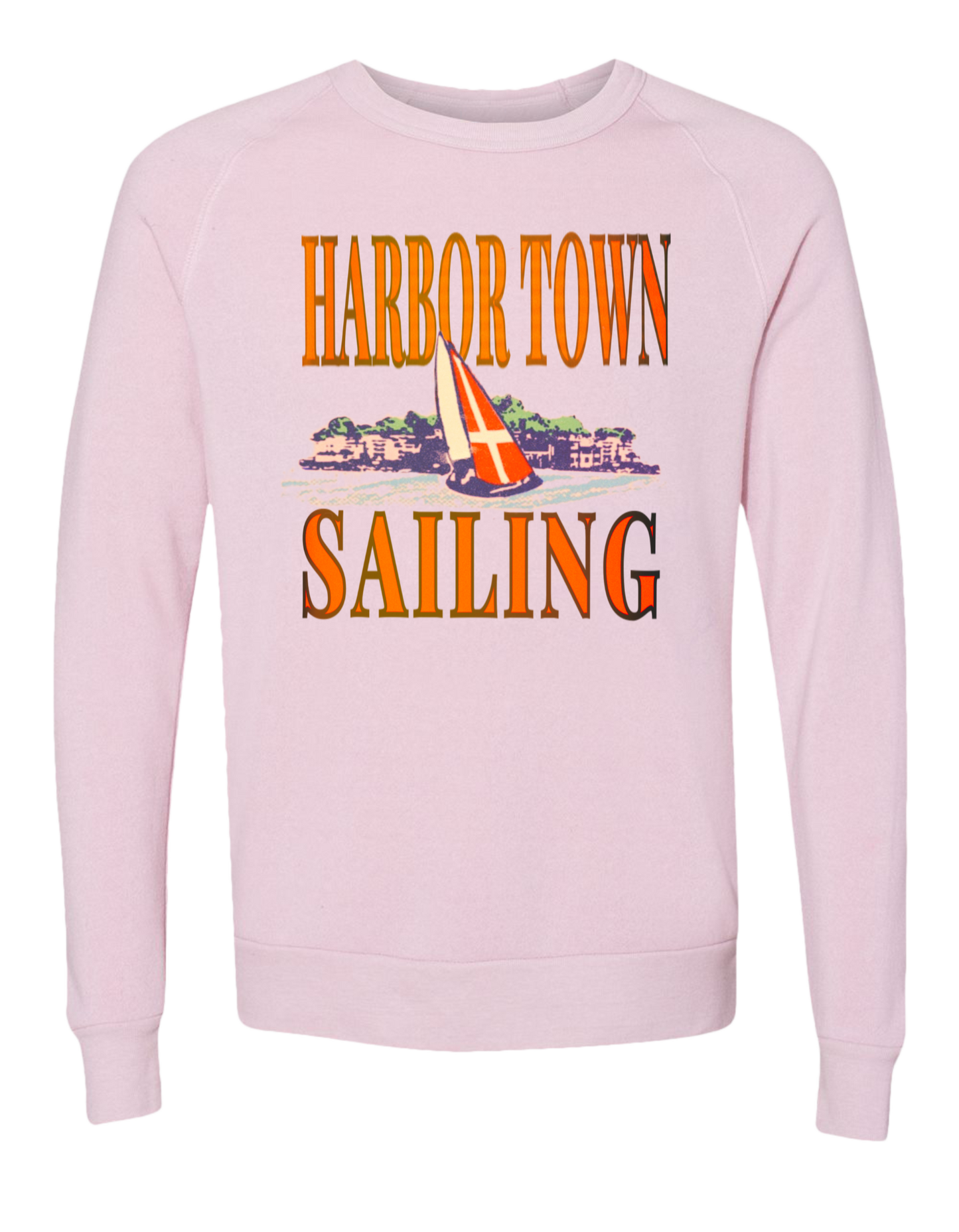 Harbor Town Sailing Crewneck - Eco Rose Quartz