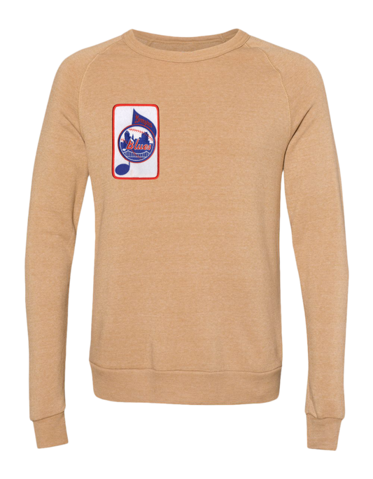 Memphis Blues Crewneck - Eco True Camel