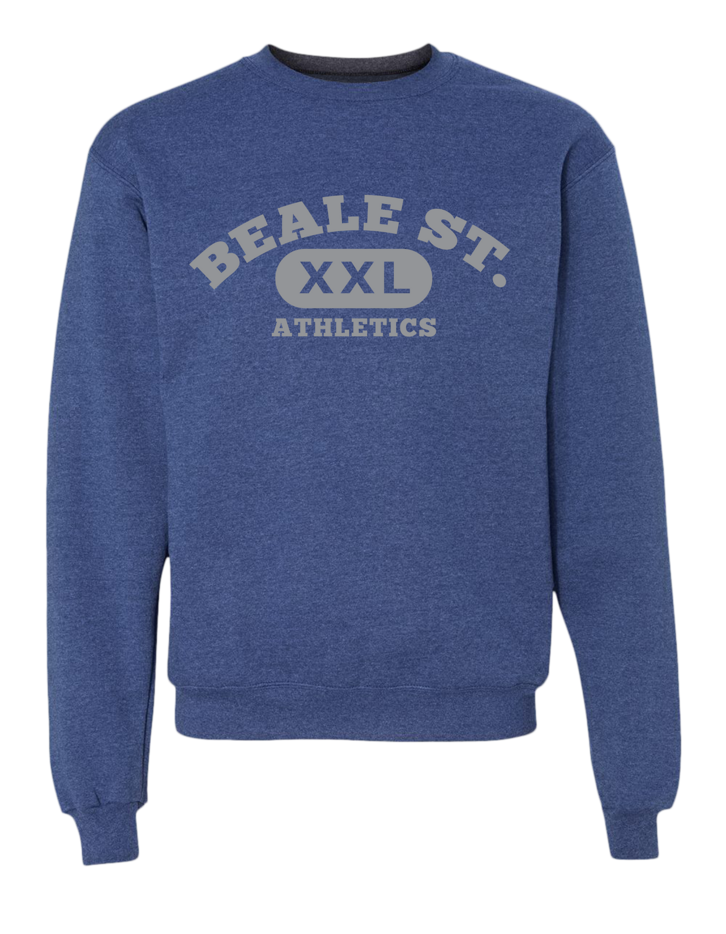 Beale Street Athletics Crew - Royal Blue Heather