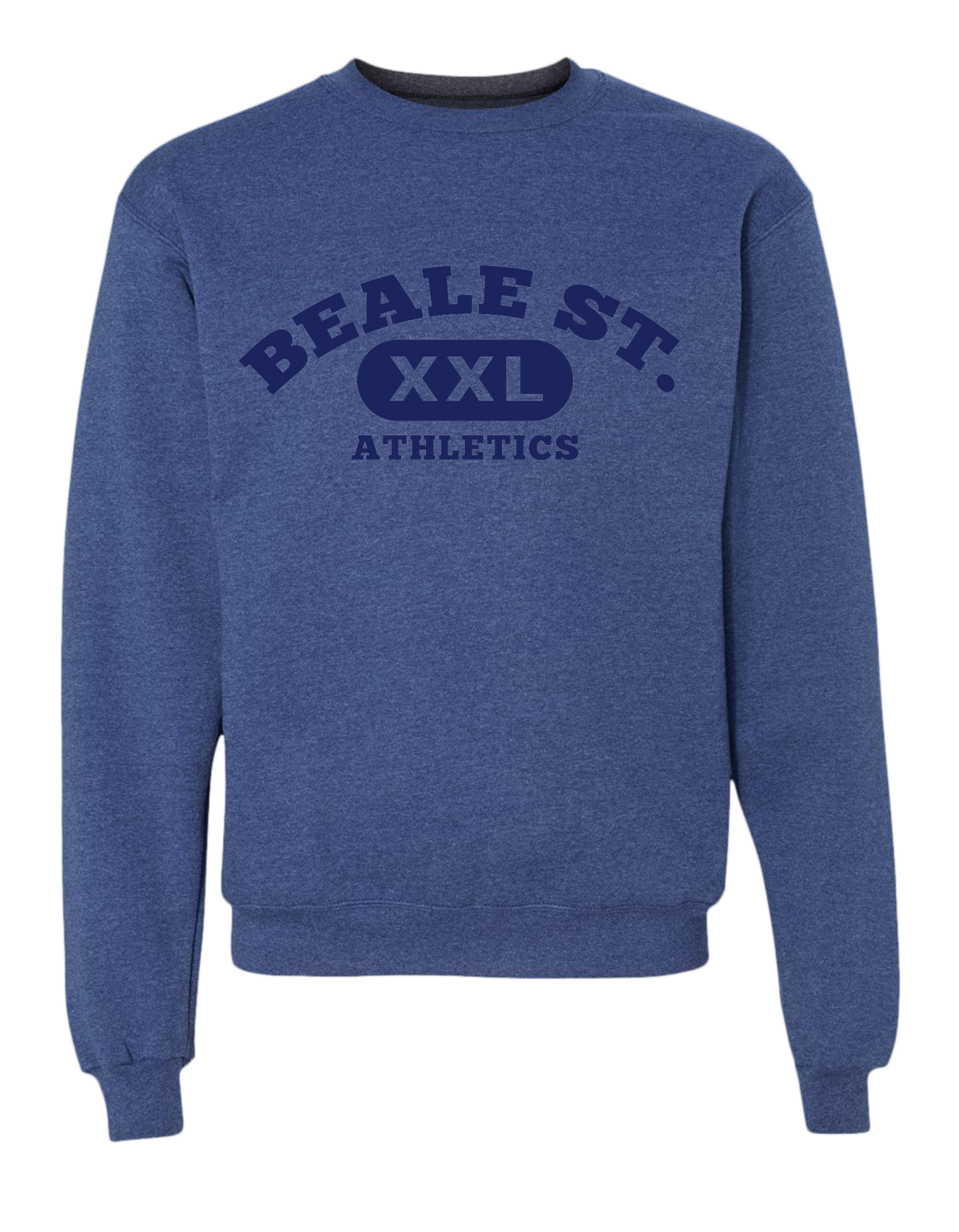 Beale Street Athletics Crew - Royal Blue Heather