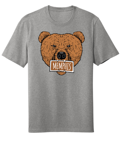 The Grizz Bear T-Shirt - Light Heather Grey