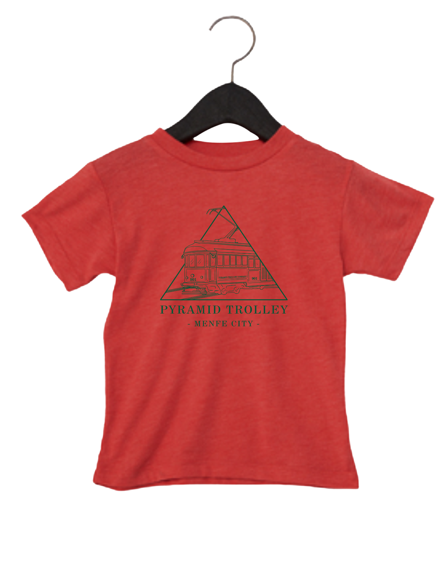 Pyramid Trolley Company Tee - Red (Kids)
