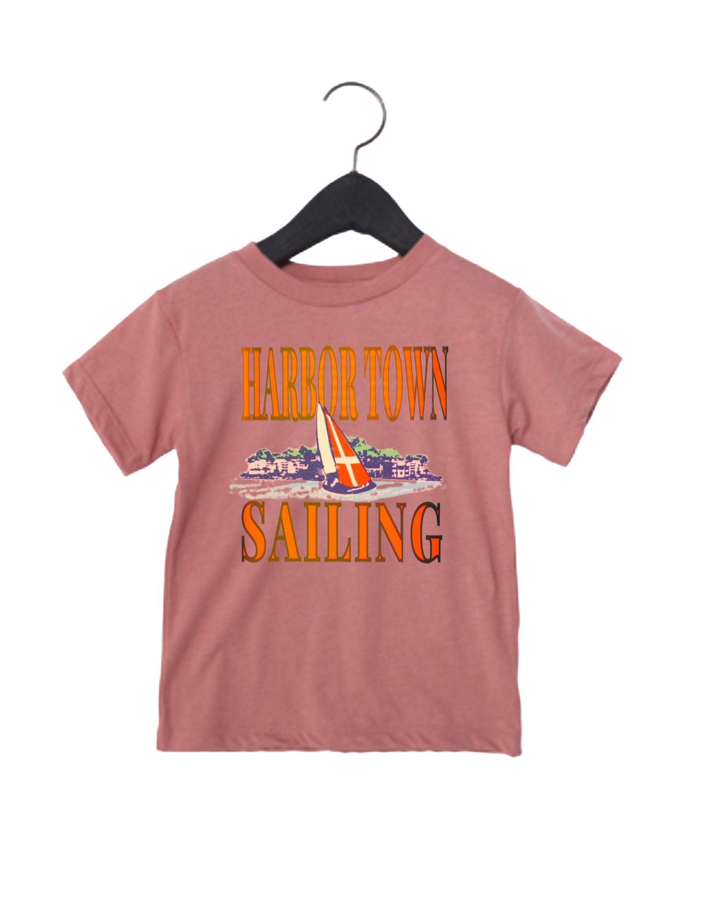 Harbor Town Sailing Tee - Heather Mauve (Kids)