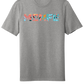 Tropical Menfe T-Shirt - Light Heather Grey