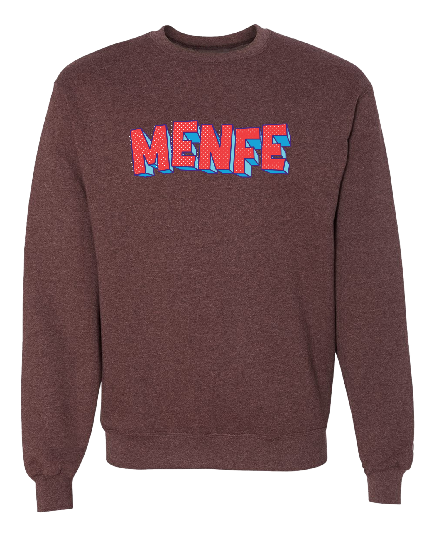 Stones Crewneck - Maroon Heather