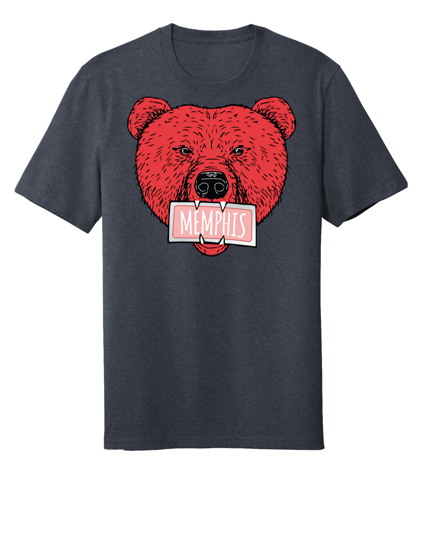 The Grizz Bear T-Shirt - Navy Heather