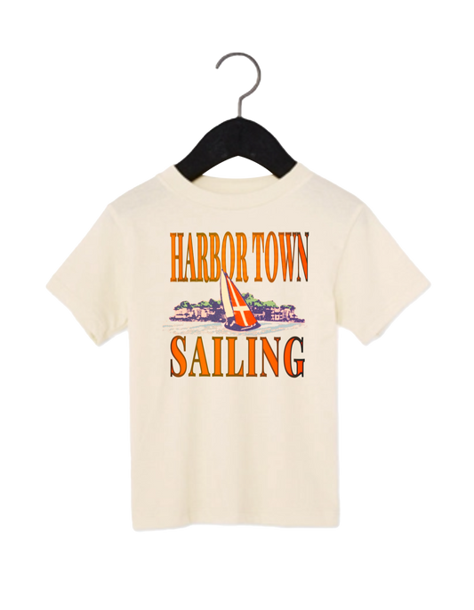 Harbor Town Sailing Tee - Natural (Kids)