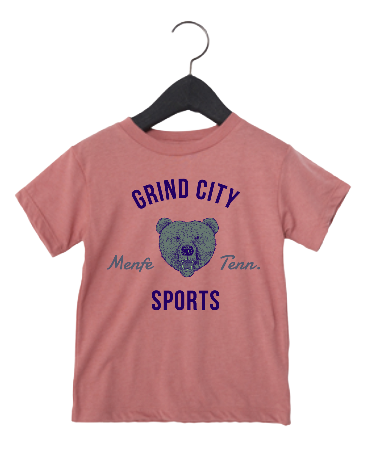 Grind City Sports Tee - Heather Mauve (Kids)