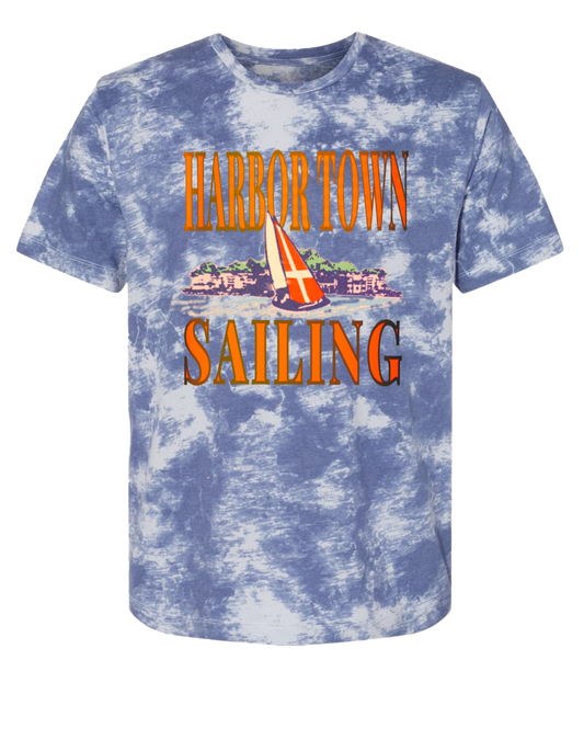 Harbor Town Sailing T-Shirt - Blue Tie Dye