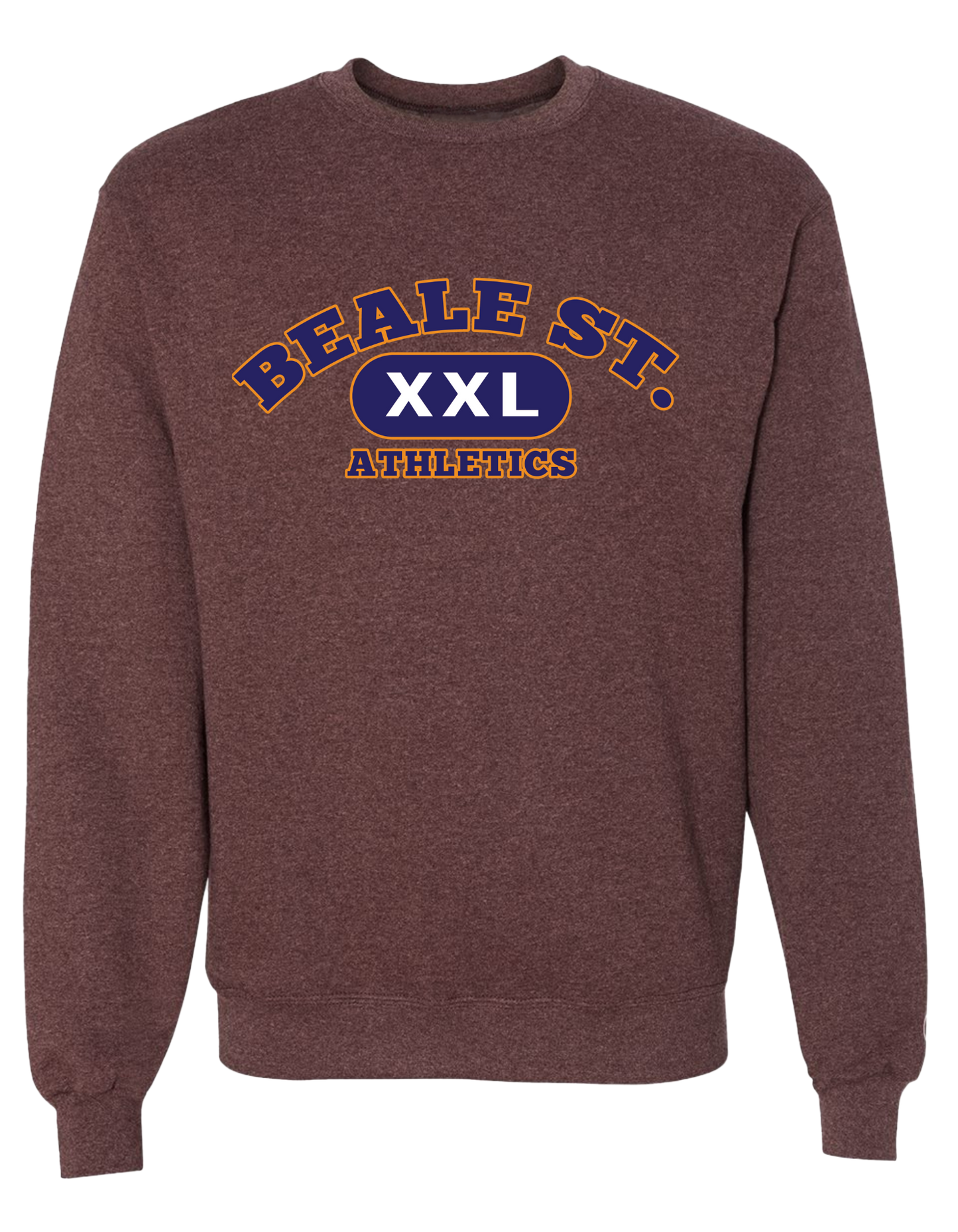 Beale Street Athletics Crew - Maroon Heather