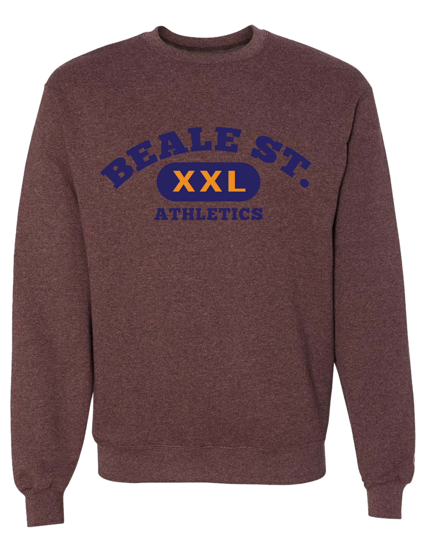 Beale Street Athletics Crew - Maroon Heather