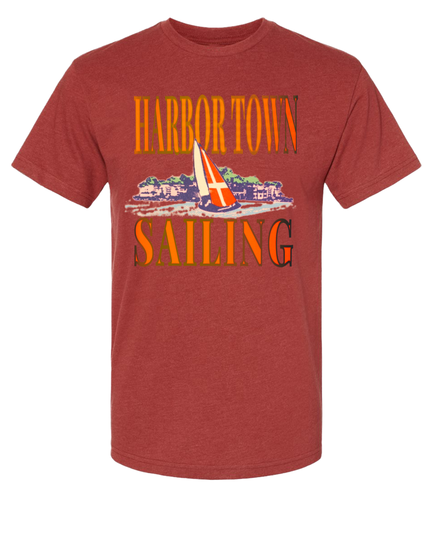 Harbor Town Sailing T-Shirt - Heather Teja
