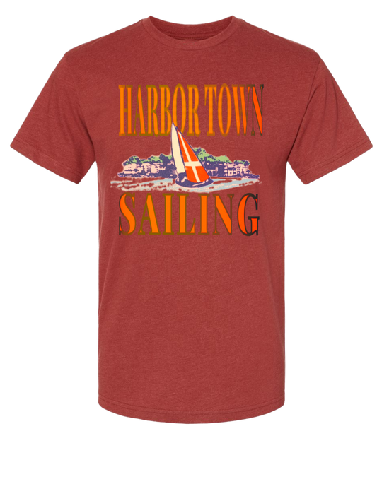 Harbor Town Sailing T-Shirt - Heather Teja
