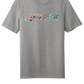 Tropical Menfe T-Shirt - Light Heather Grey