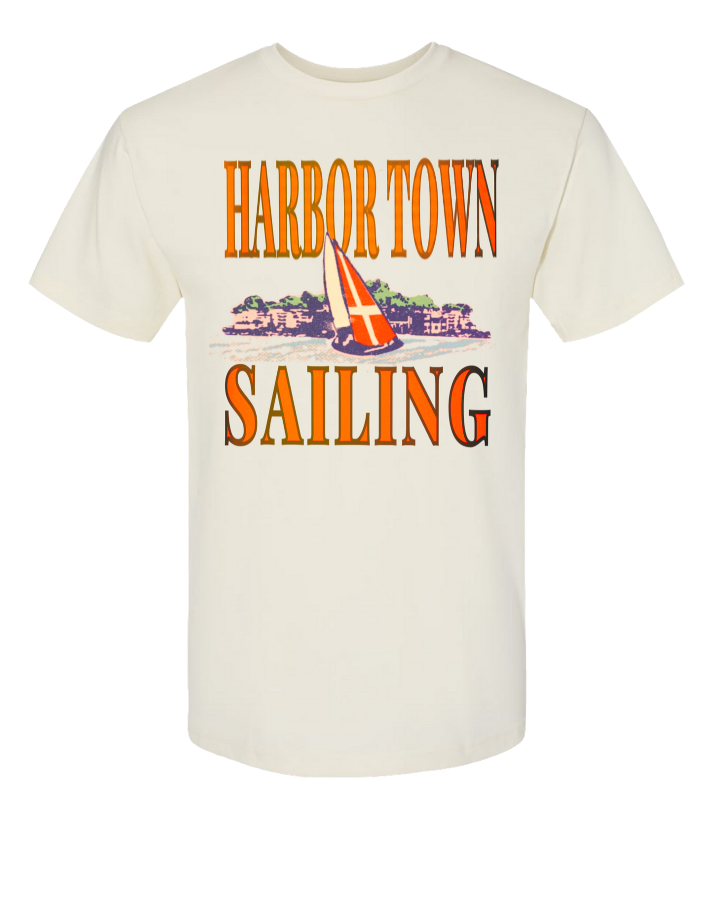 Harbor Town Sailing T-Shirt - Natural