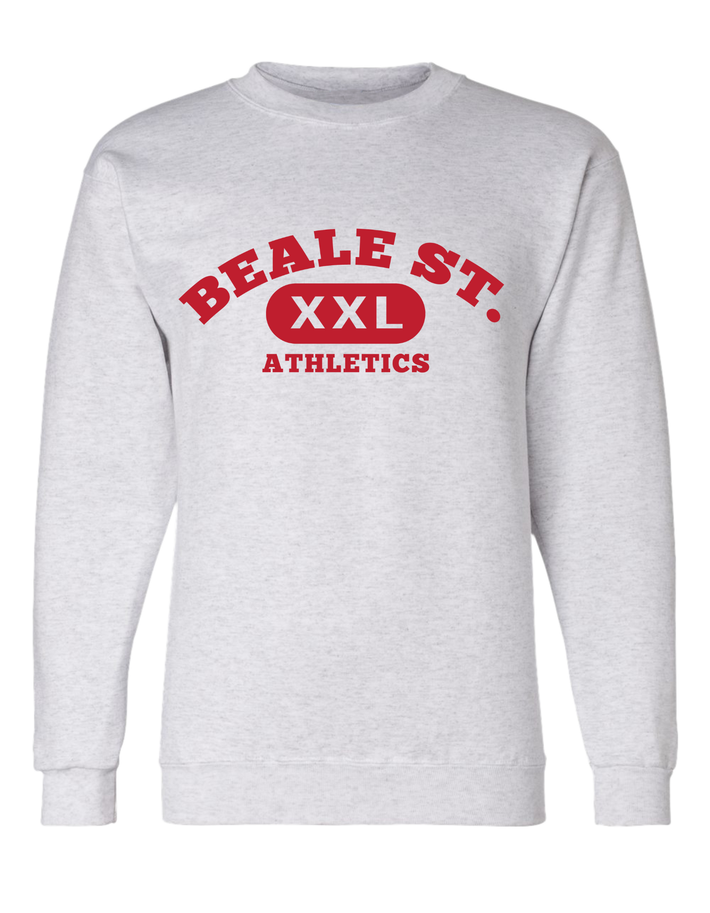Beale Street Athletics Crew - Silver Grey