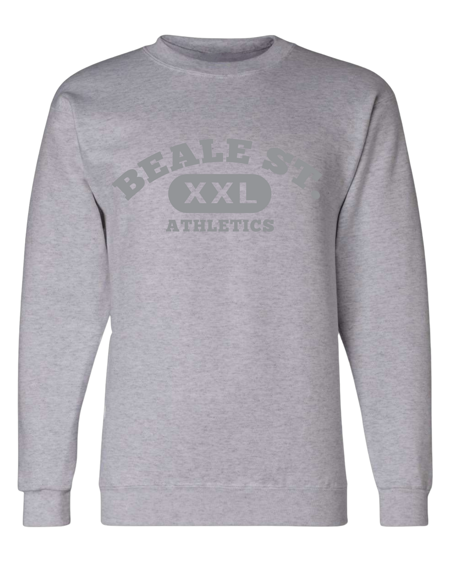 Beale Street Athletics Crew - Light Steel