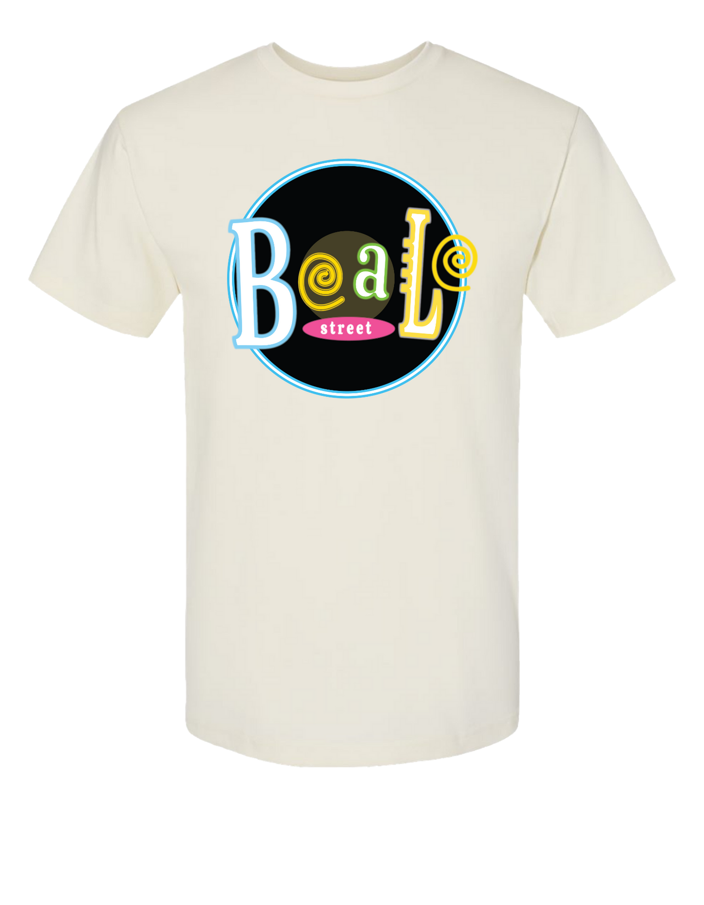 Circle Beale Street T-Shirt - Natural