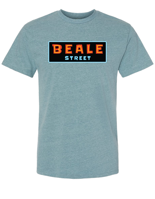 Beale Street T-Shirt - Heather Pacific