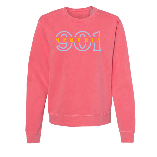 901 in Memphis Orange Sweater