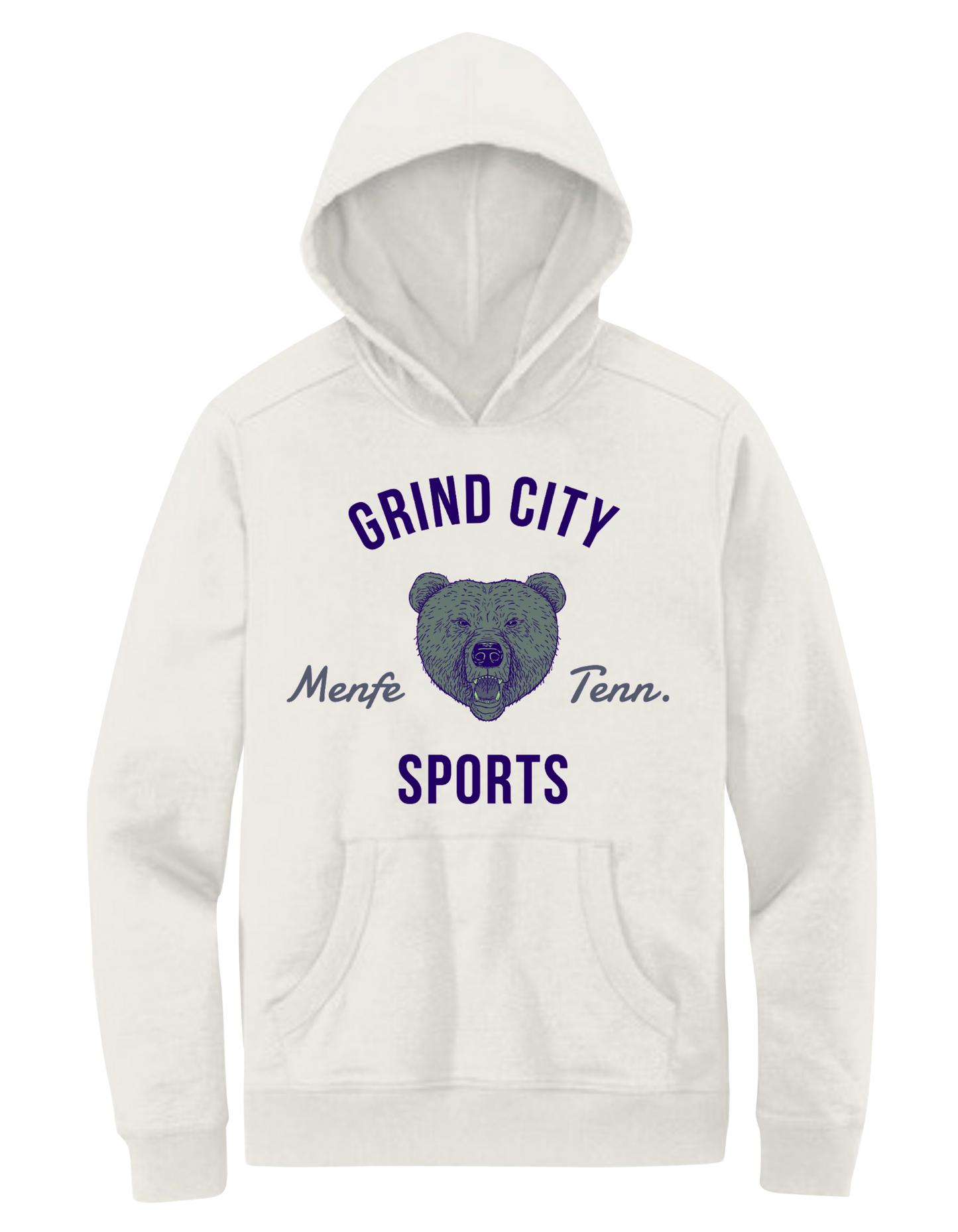 Grind City Sports Hoodie - Vintage White