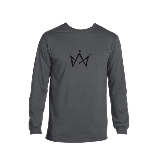 Menfe (Charcoal) Black Crown Longsleeve