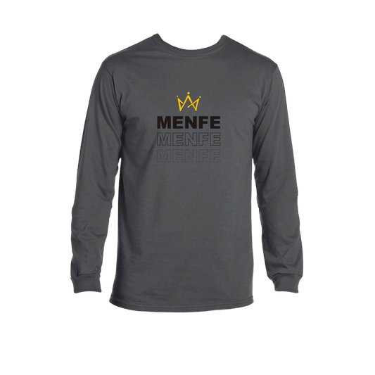 Menfe (Charcoal) Fade Longsleeve- Black