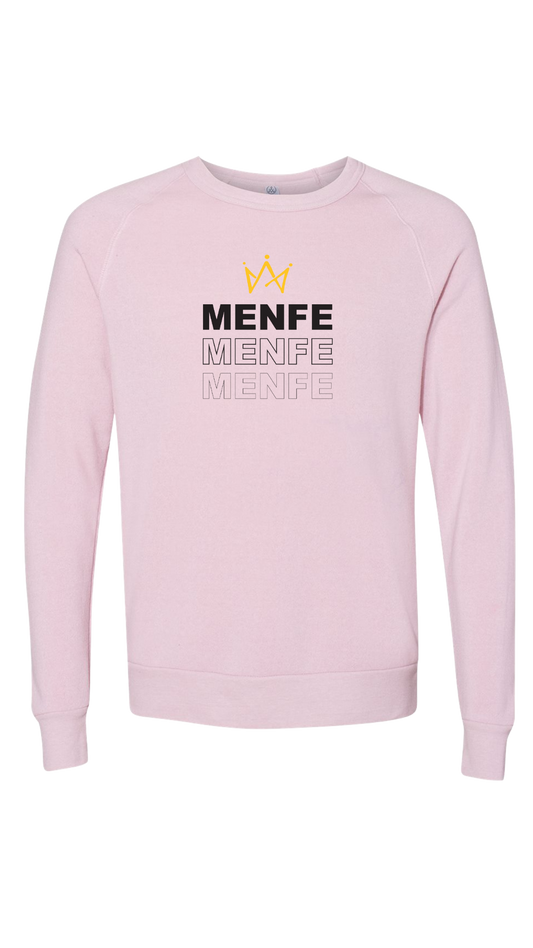 Menfe (Eco-Rose) Fade Crewneck–Black